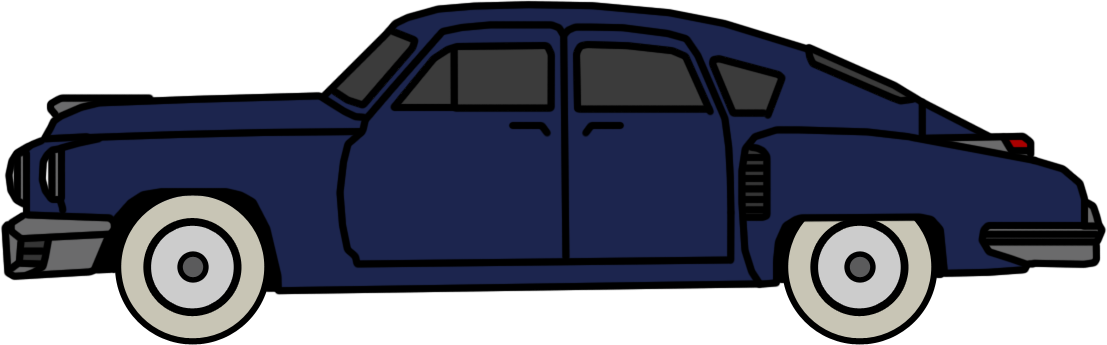 Tucker 48 By Red-imprisoner - Pickup Truck (1107x345)
