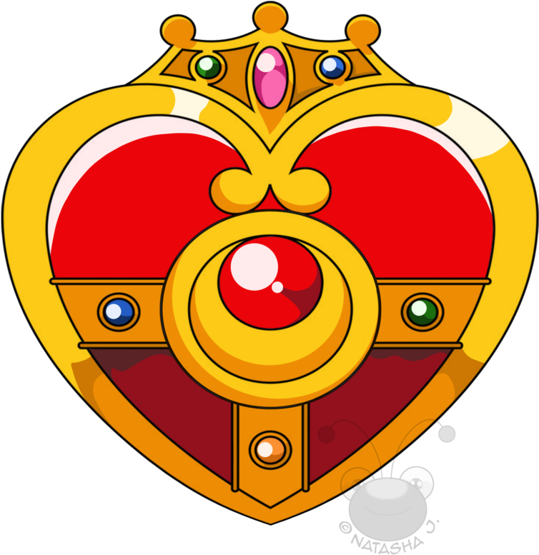 Cosmic Heart Brooch By Fireflea-san On Deviantart - Sailor Moon Heart Brooch (800x800)