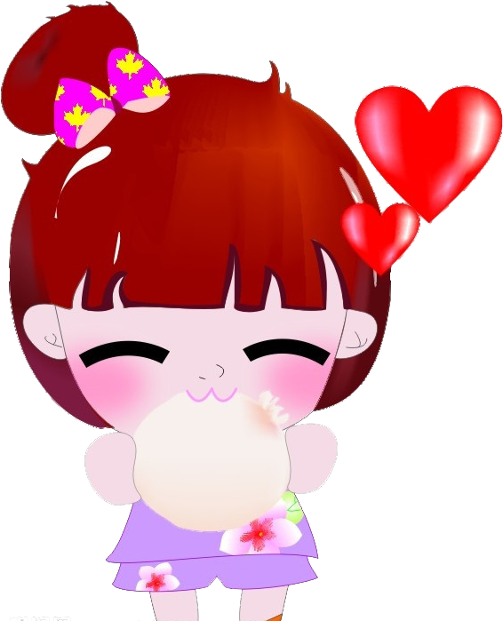 Little Red-haired Girl Cartoon Illustration - Cartoon (565x723)