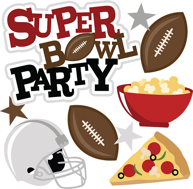 Super Bowl Party Svg Scrapbook Collection Super Bowl - Superbowl Party Food Clipart (648x633)