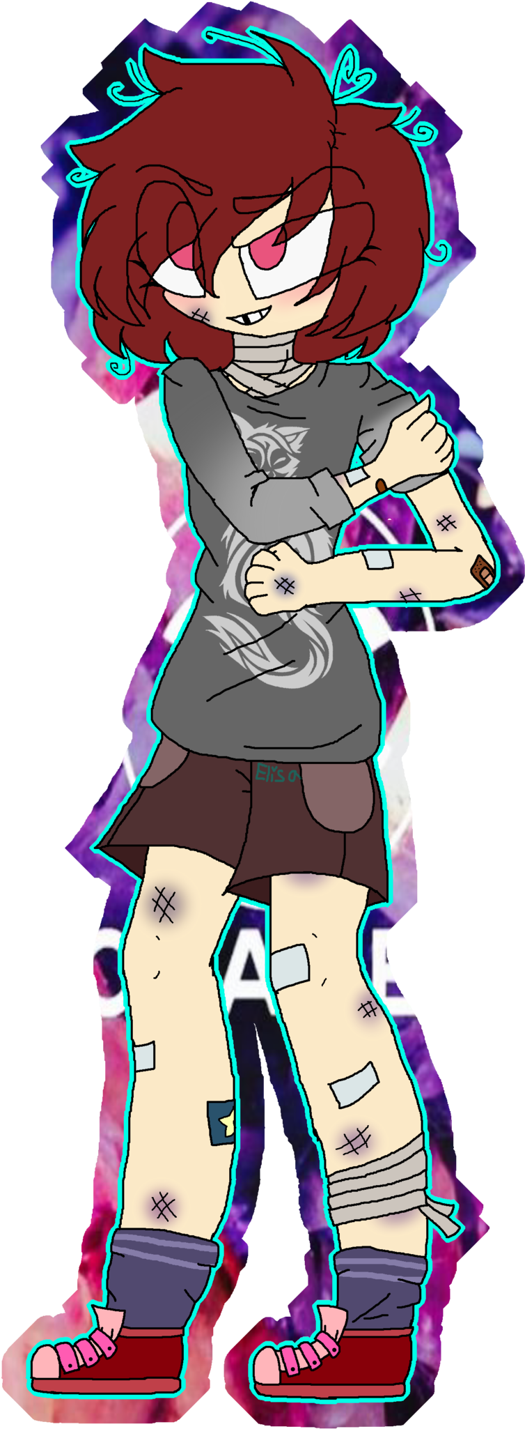 Red Haired Kiddo - Red (1024x2085)