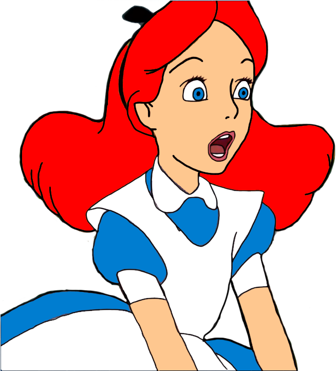 Alice Shocked By Darthraner83 - Red Hair (945x722)