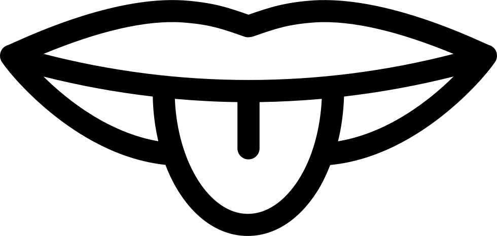 Mouth Outline Showing Off Tongue Comments - Mouth Outline Showing Off Tongue Comments (980x466)