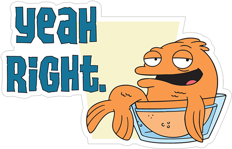 Sticker 10 From Collection «american Dad» - American Dad Klaus (490x317)