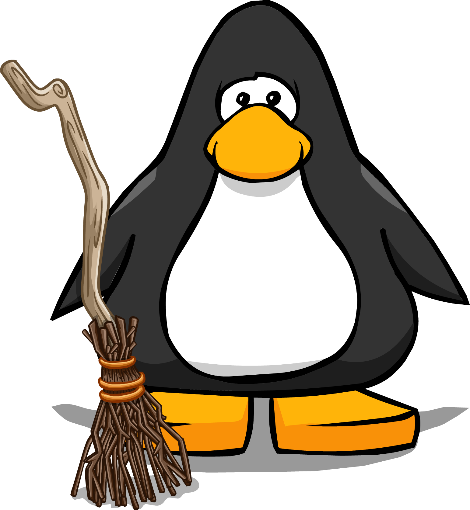 Witches Broom Pc - Club Penguin Vuvuzela (1544x1677)