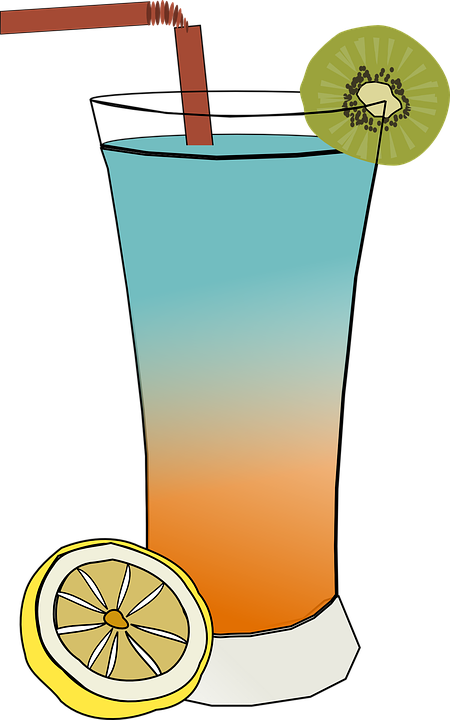 Apple Juice Clipart 18, - Juice Glass Clip Art (450x720)