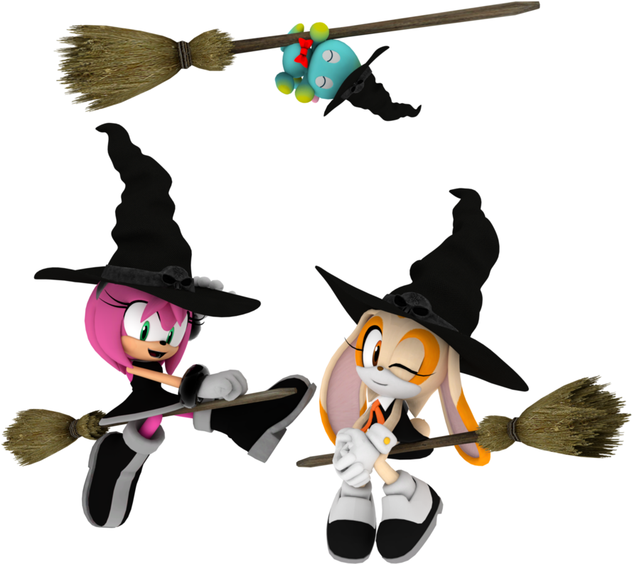 The 3 Witches - Cartoon (890x897)