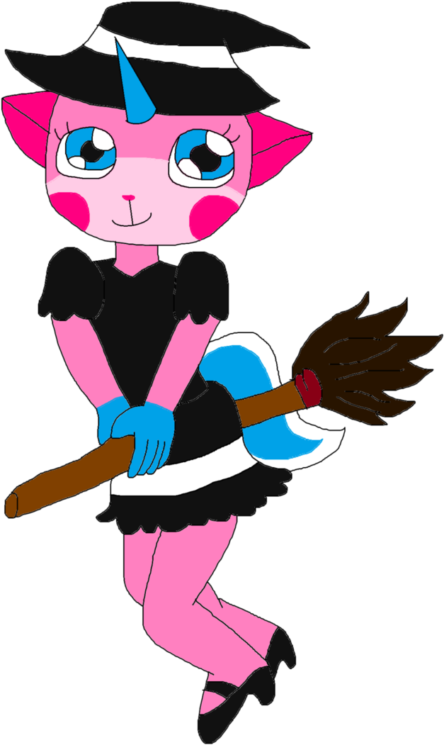 Unikitty The Cute Witch By Teamlpsandacnl - Illustration (733x1091)