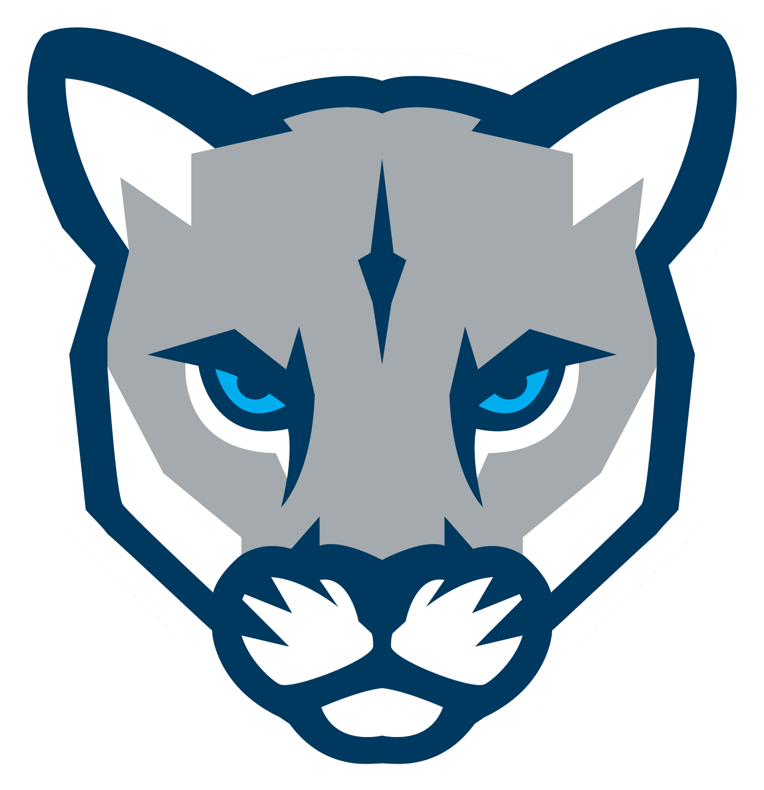 Mru Cougars New Primary Logo - Mount Royal Cougars (1500x1550)