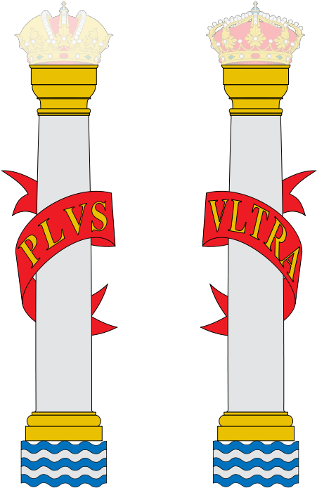Spain Arms Pillars - Spain Coat Of Arms (500x800)