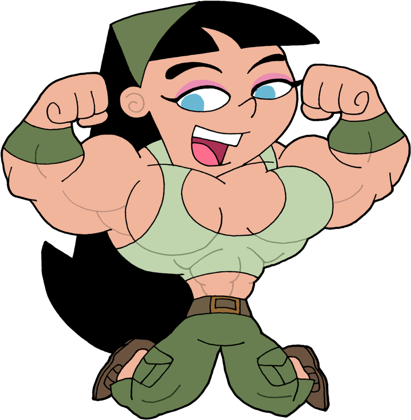 Trixie Tang By Musclebrett - Trixie Tang's Muscles (878x910)