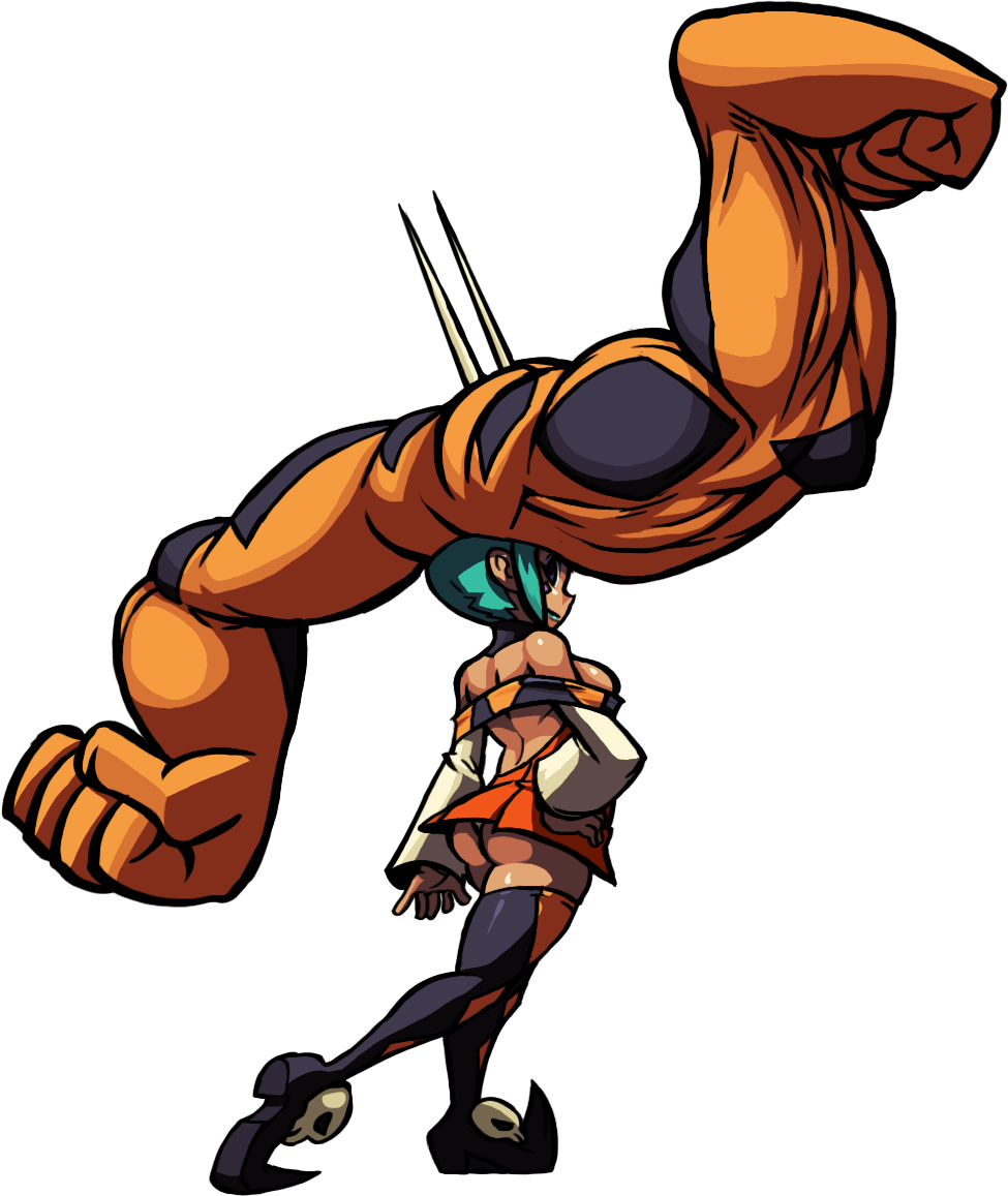 Vice-versa Thrusts His Arm Out In A Pronated Muscle - Cerebella Move List (975x1157)