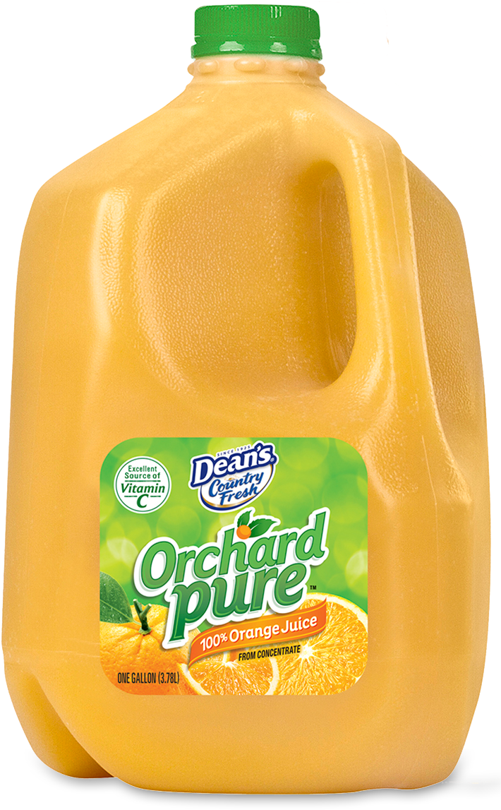Teas, Drinks, & Juices - Gallon Of Orange Juice (723x1190)
