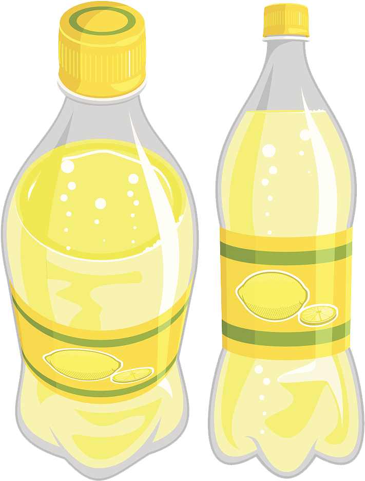 Soft Drink Juice Lemonade Bottle Clip Art - Bottle (722x1024)