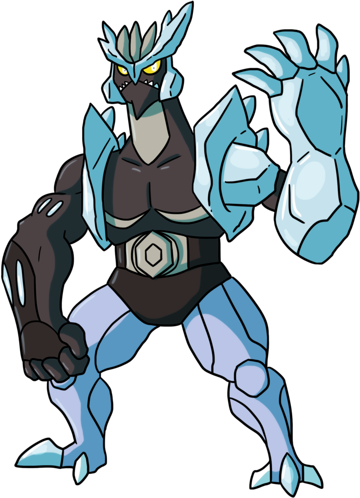 Black Kyrocke Pokefusion By Mtc Studios By Brawl9977 - Machop Fusion (1024x1024)