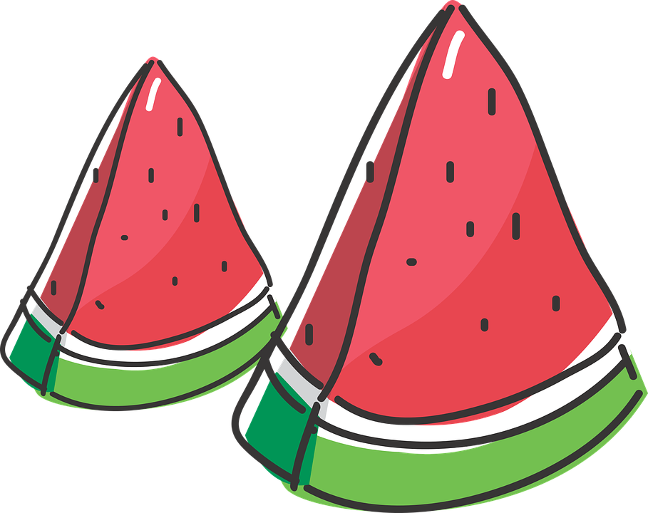 Seedles Watermelon Cliparts 4, - Desenho Melancia Fundo Transparente (909x720)