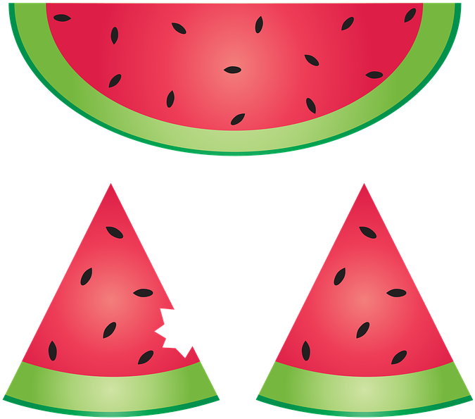 Seedles Watermelon Cliparts 16, Buy Clip Art - Melancia Cortada Desenho Png (720x720)