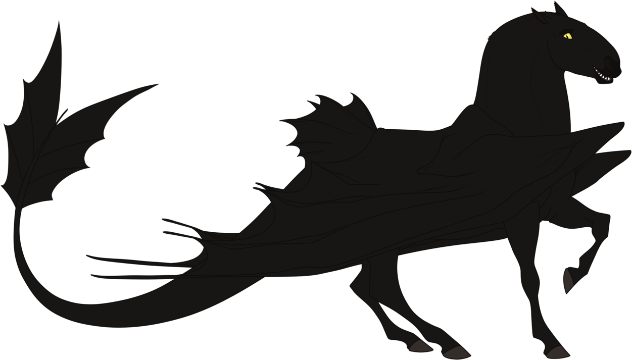 The Night Fury Old Ref By Enharmonia - Stallion (1280x744)