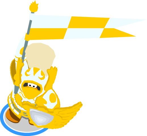 Golden Armour Warrior Action - Club Penguin White Knight Boots Id (1110x1027)