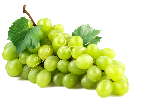 Grapes Bunch Png Image With Leaf - Grapes On A Table (527x385)