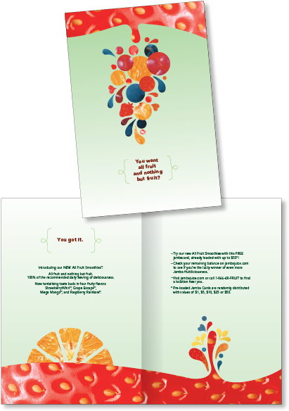 Jamba Gift Card Holder - Gift Card (500x600)