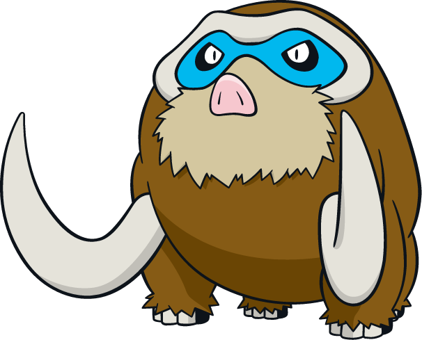 Roar Also Makes It So That Pingu Is A Phazer Rending - Imagens Do Pokemon Mamoswine (606x489)