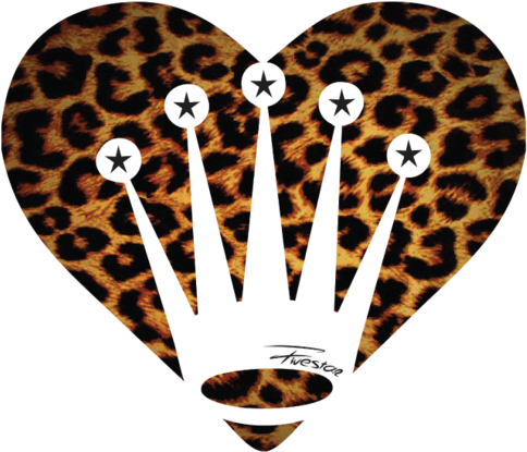 Love Rules Leopard Print Hooded Sweatshirt - Cheeta Print Thick Mousepad By Atomic Market (600x464)