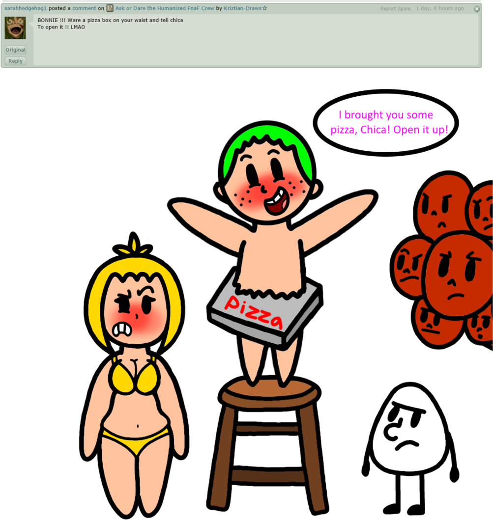 Ask The Humanized Fnaf Crew Question 40 By Kriztian-draws - Fnaf Crew Cute (1024x1101)