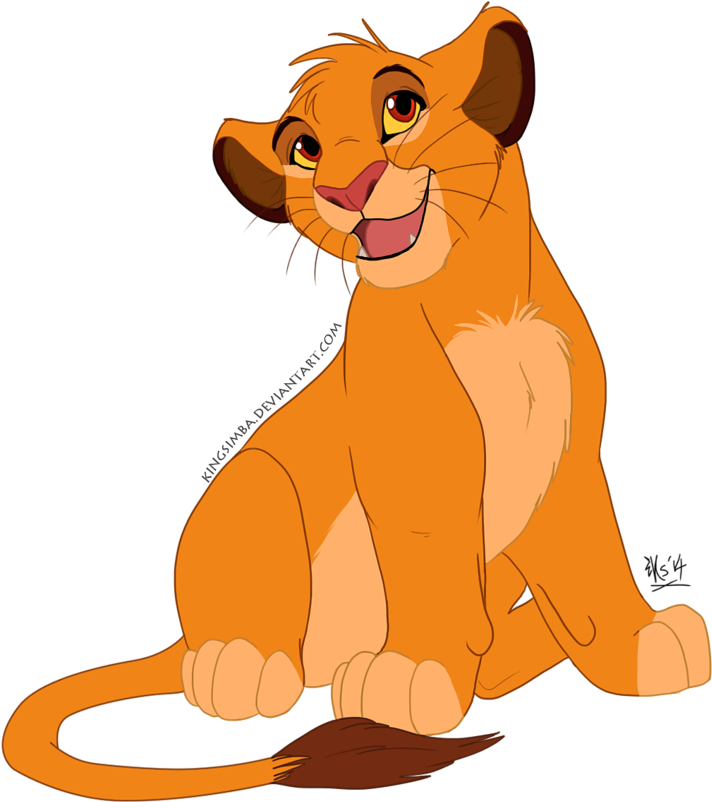 Totally Simba By Kingsimba - Cartoon Looking Up (800x880)