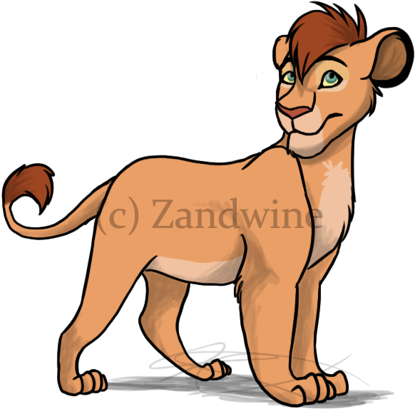 Possible Son To Simba And Nala By Zandwine - Possible Son To Simba And Nala By Zandwine (600x600)