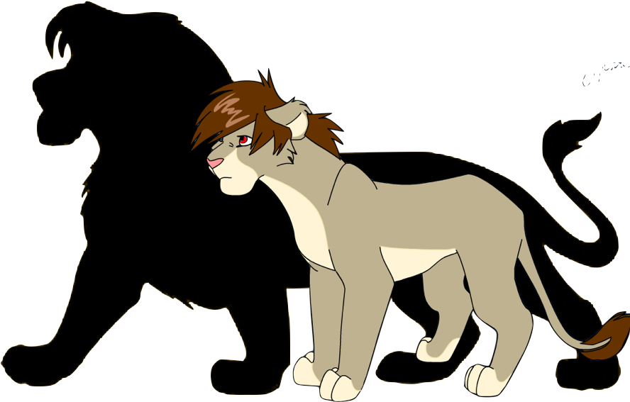 Nassati Size Comp To Simba By Shadowstyle143 - Cartoon (1111x659)