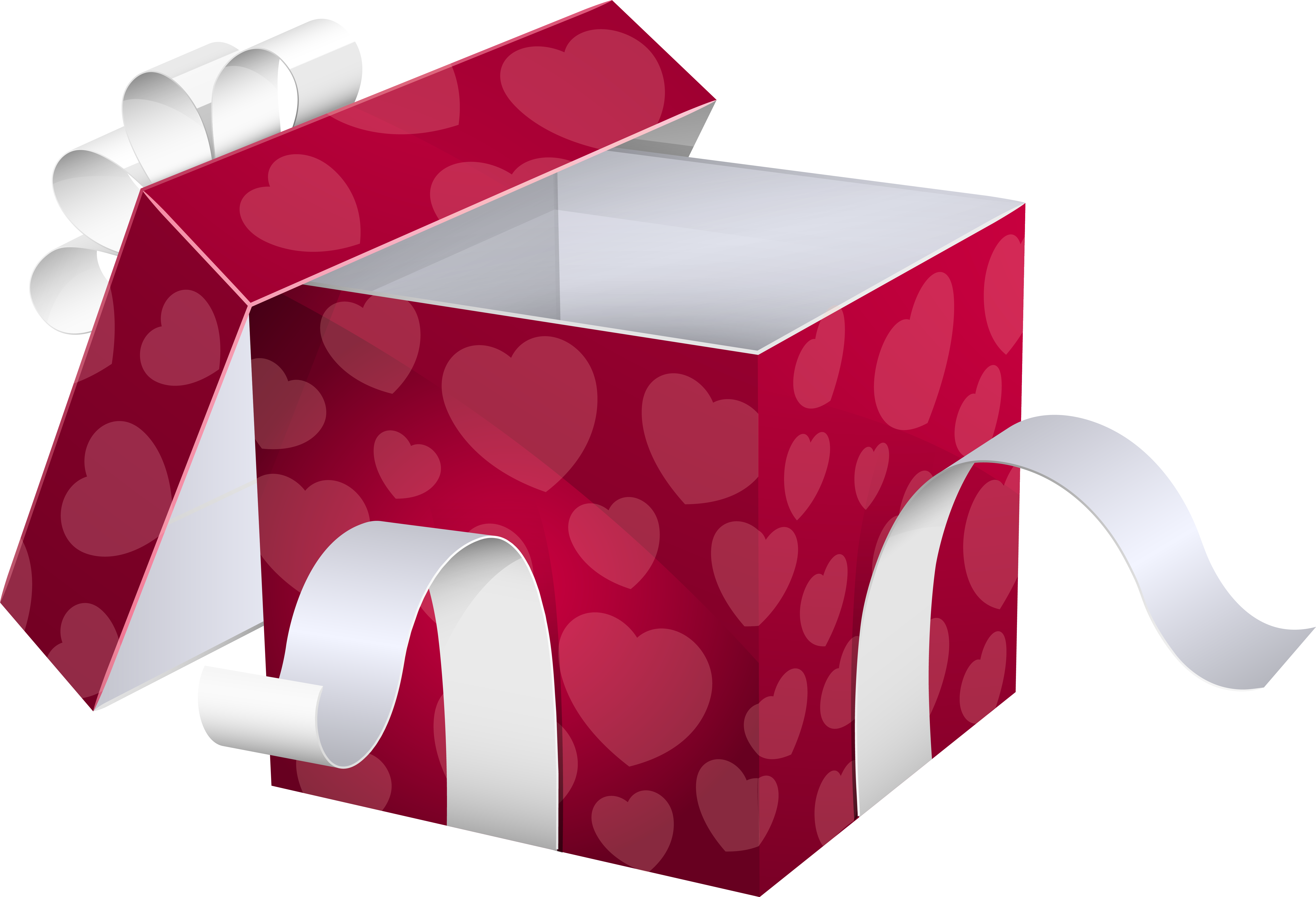 Open Pink Gift Box Png Clipart Image - Open Gift Box Png (6332x4317)