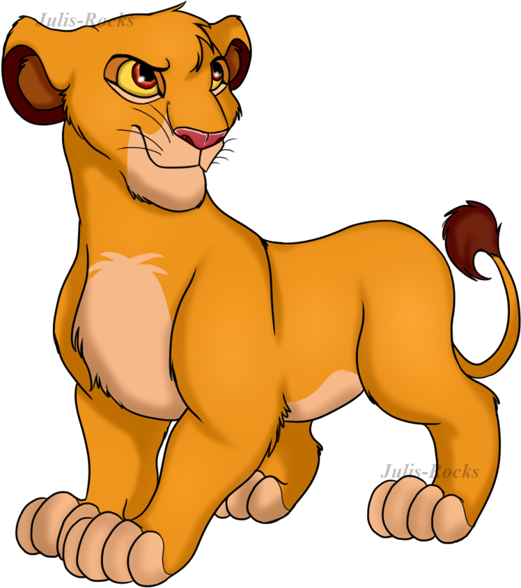 Simba Cub By Julis-rocks - Cartoon (816x979)