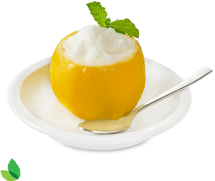 Tantalizing Fresh Champagne And Lemon Sorbet With Truvía® - Bavarian Cream (460x553)