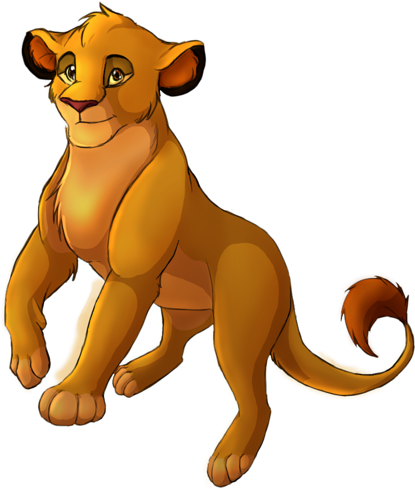 Lion King Mufasa Cub Png (1000x1243)