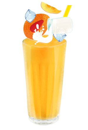Mango Lassi - Orange Drink (300x440)