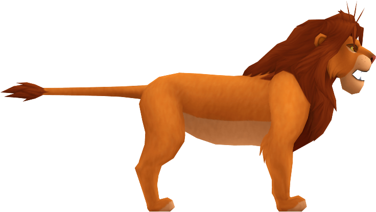 Download Zip Archive - Adult Simba Kingdom Hearts (750x650)