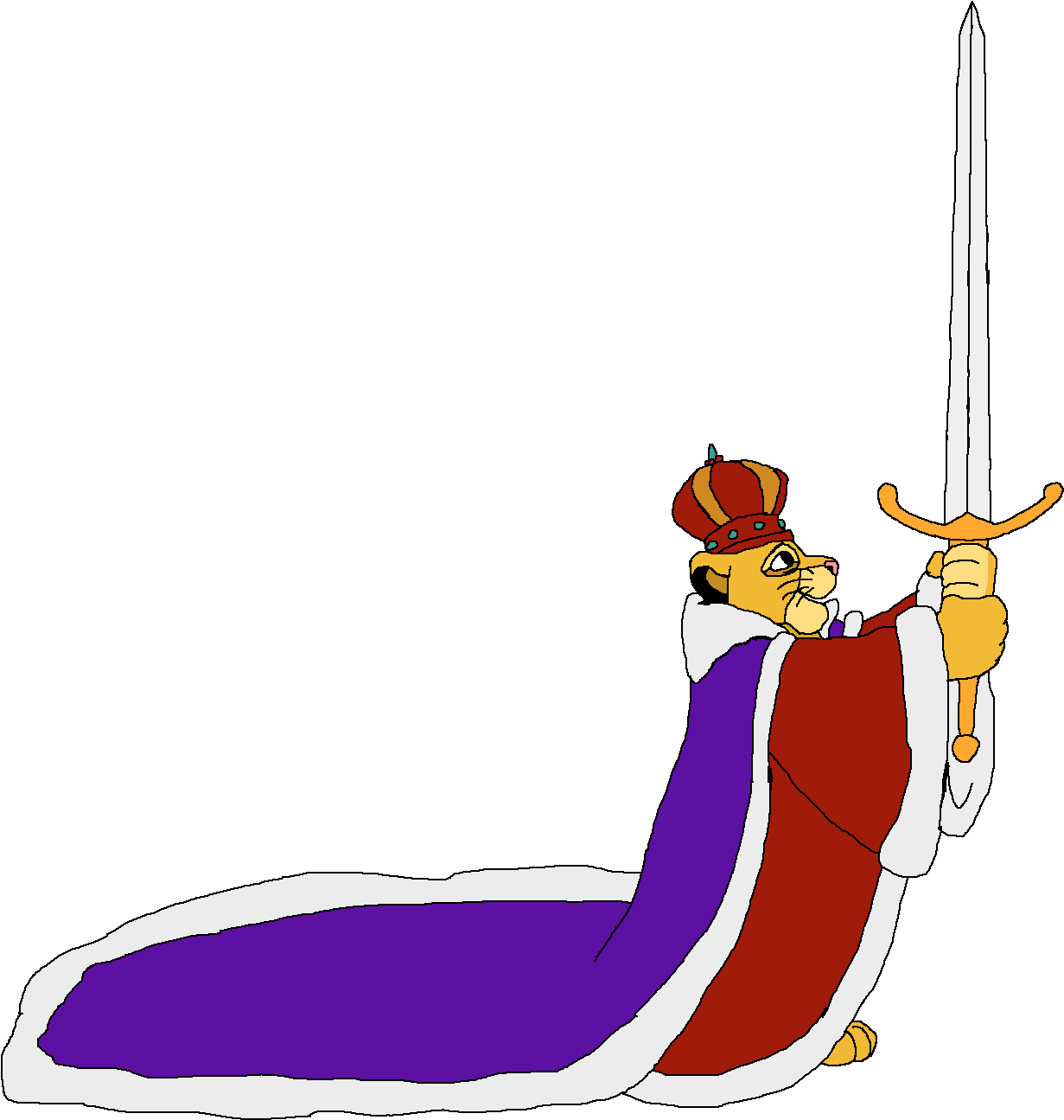 King Arthur Simba By Kingleonlionheart King Arthur - King Arthur (1298x1361)