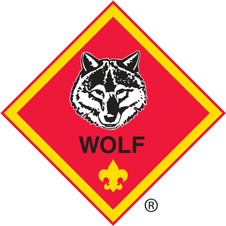 All Cub Scouts Attending Second Grade Are Members Of - Cub Scout Wolf Badge (768x768)