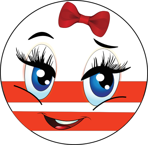 Zamalek Girl Smiley Emoticon Clipart - Emoji Face (512x504)