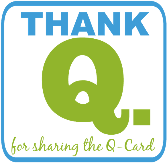 Thank Q-card - Cake In A Jar (600x592)
