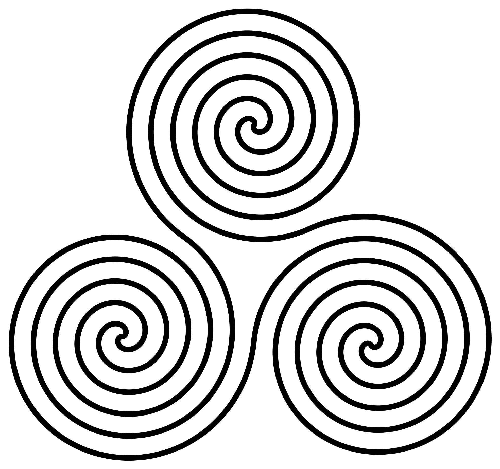 Triple Spiral Symbol - Triple Spiral (2000x1866)