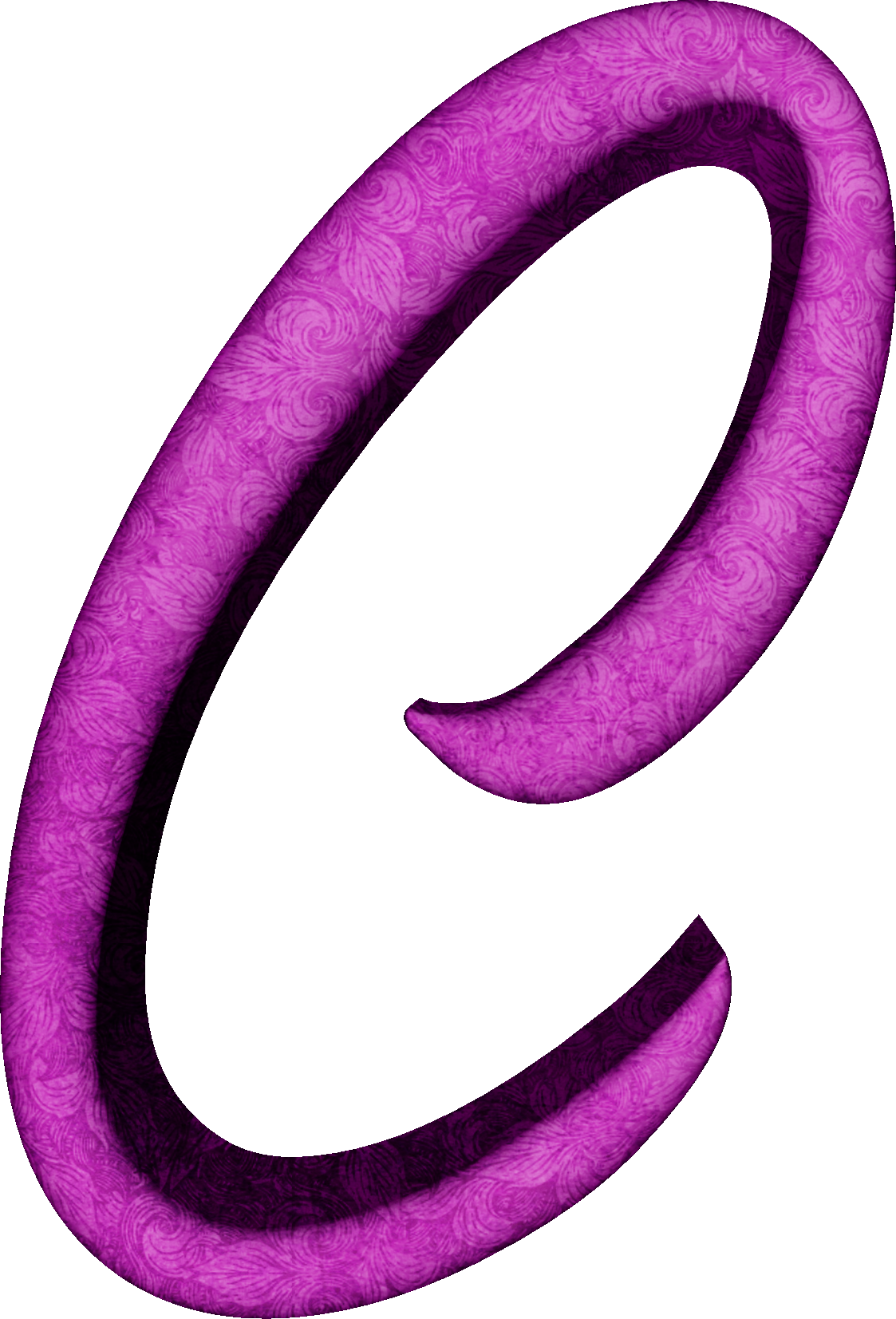 Alfabeto Estampado De Hojas En Fucsiac - Track Ball (1123x1653)