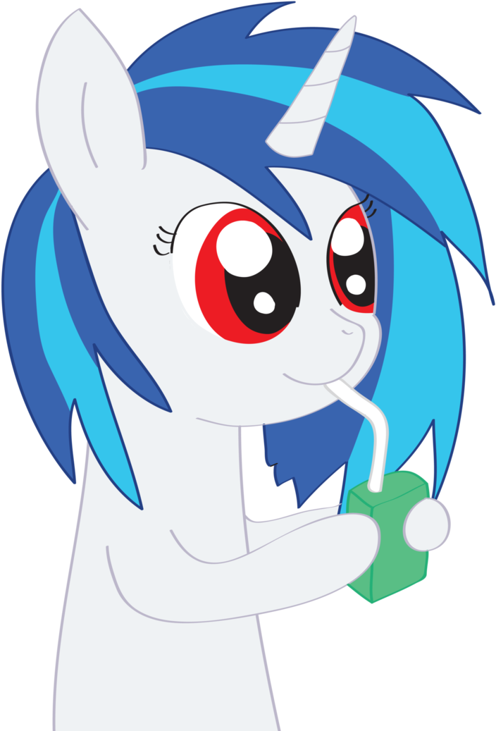 Vinyl Scratch With Juicebox By Velocimaidfoxicorn - Cartoon (751x1063)