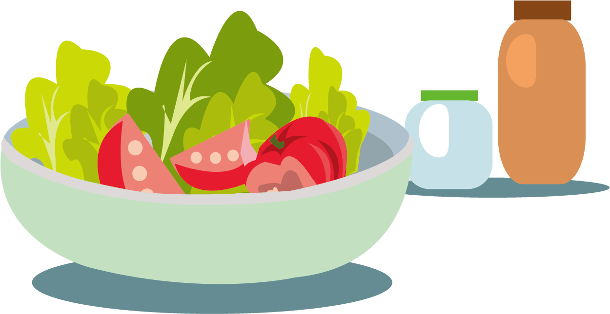 Fruit Salad Vegetable - Salad Dressing Vector Png (1500x1500)