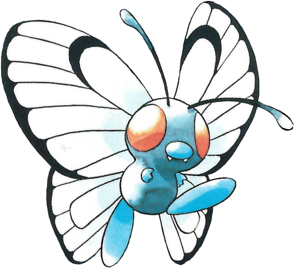 Ash's Butterfree - Butterfree (613x557)