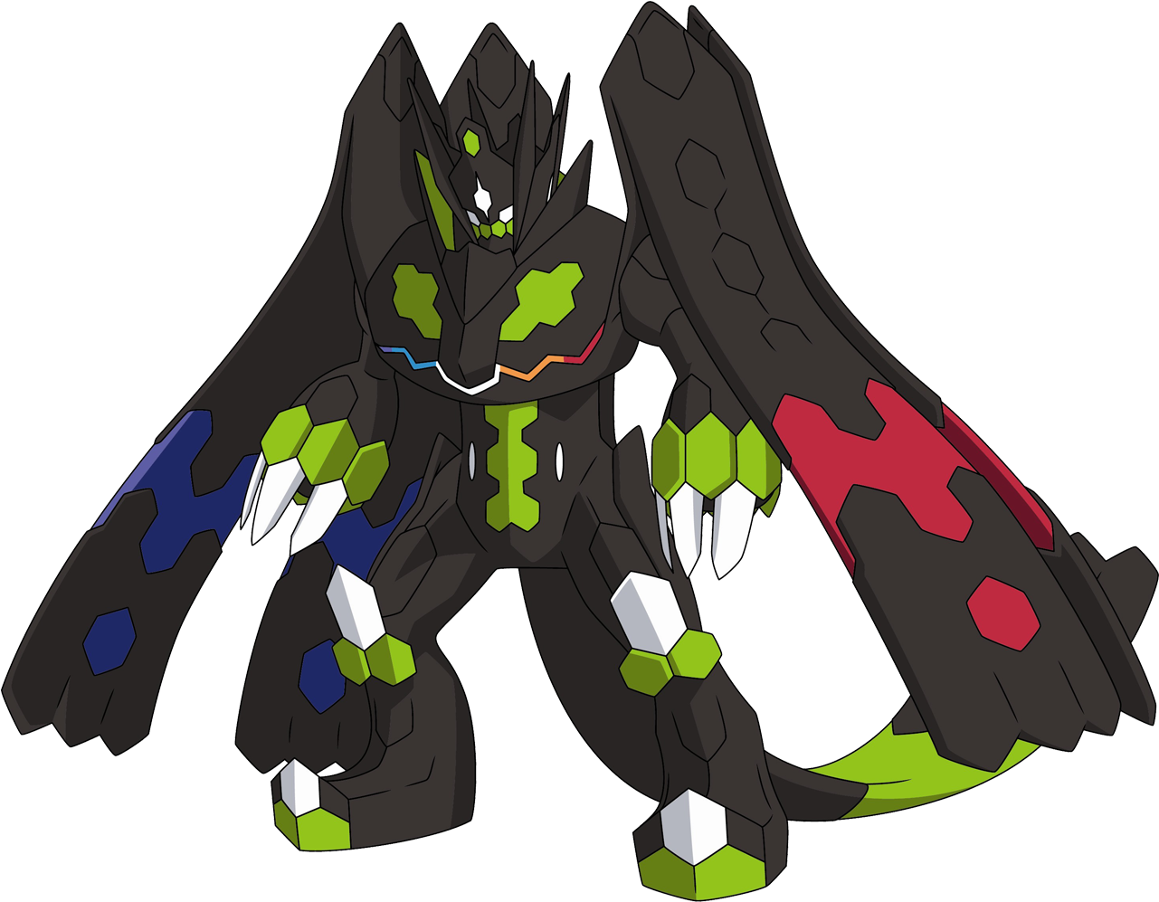 Bipedal Mecha-esque Kaiju - Pokemon Zygarde (1280x1280)