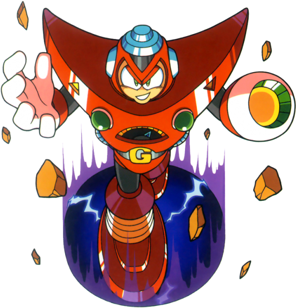 Follow - Mega Man Gravity Man (620x640)