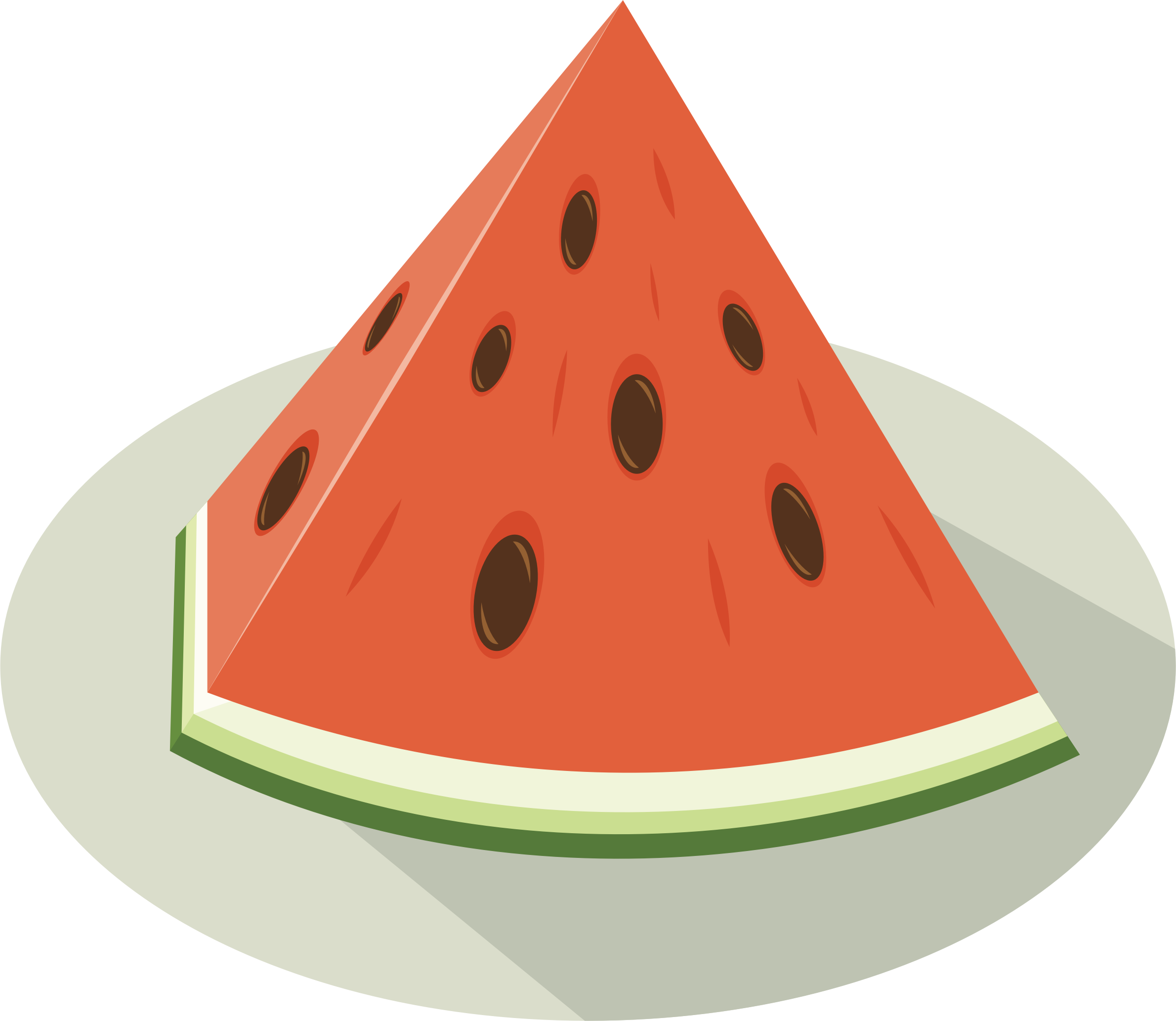 Big Image - Slice Of Fruit Clip Art (2380x2066)