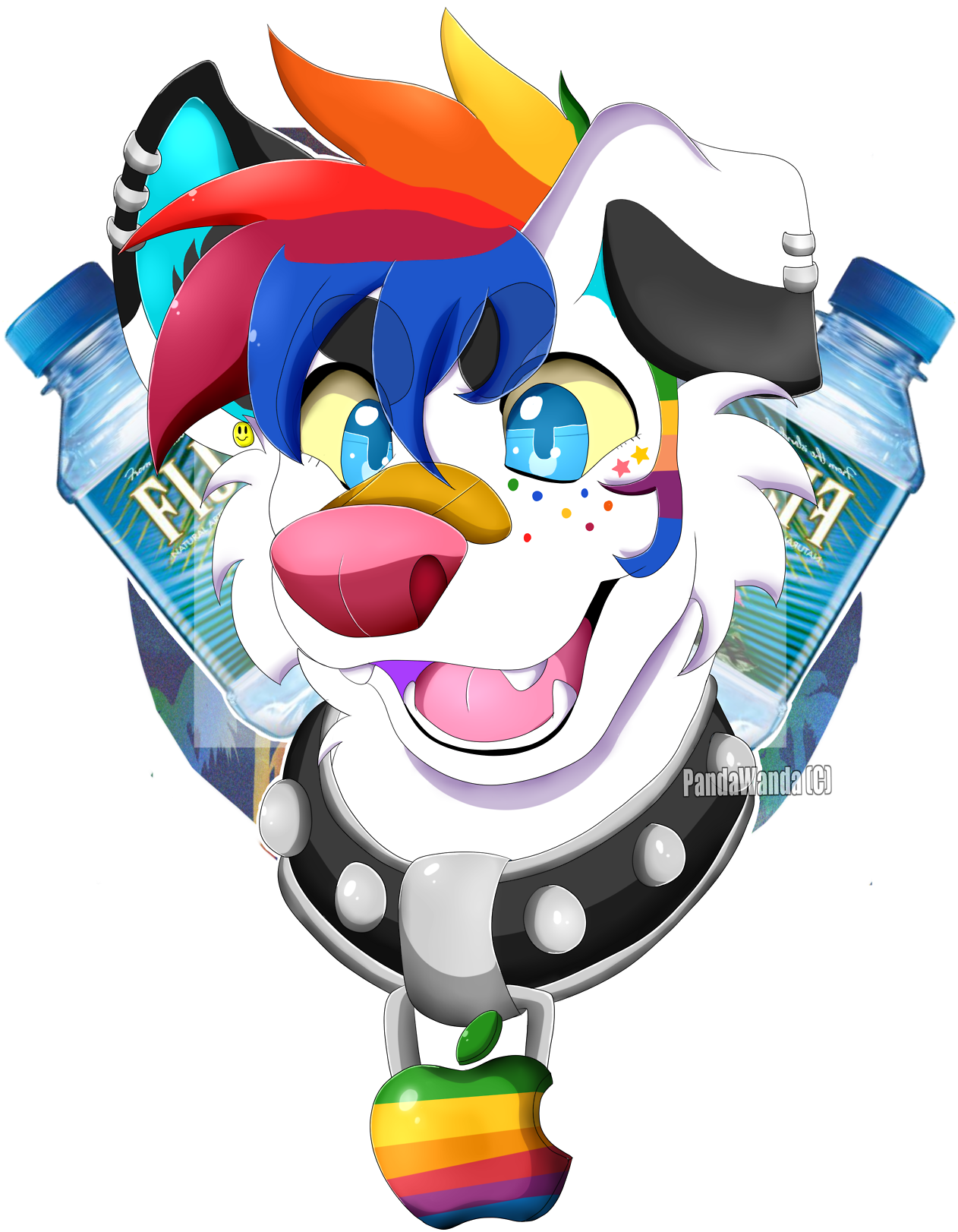 So Uh, I Kind Of Made A Sparkle Dog Character And His - Computer (1280x1715)